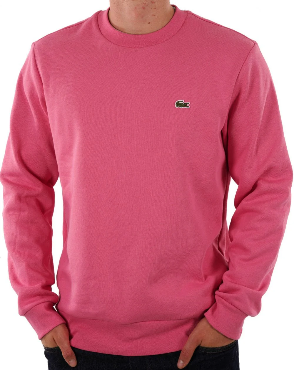 Lacoste Cotton Sweatshirt Deep Pink