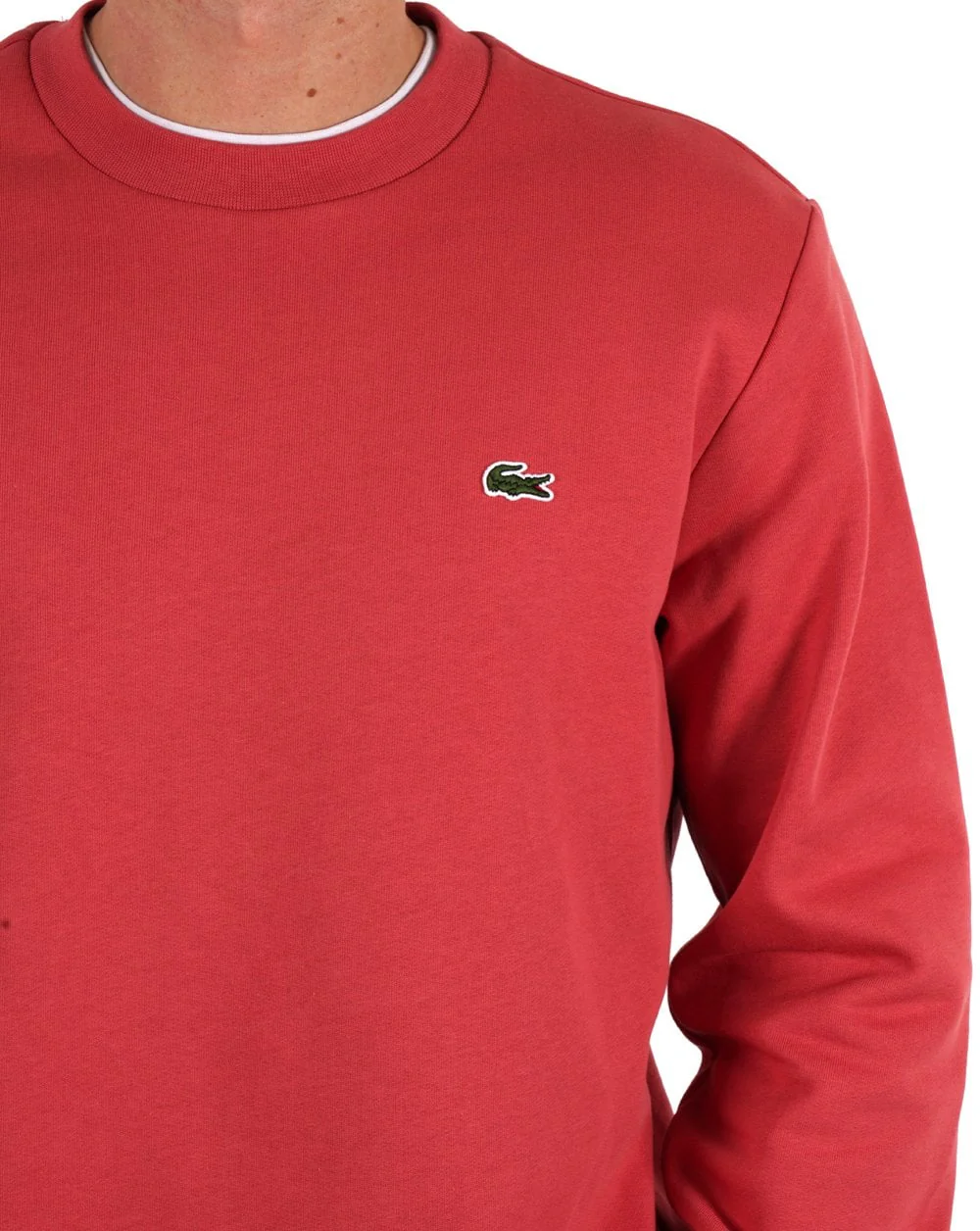 Lacoste Cotton Sweatshirt Sierra Red - Image 2