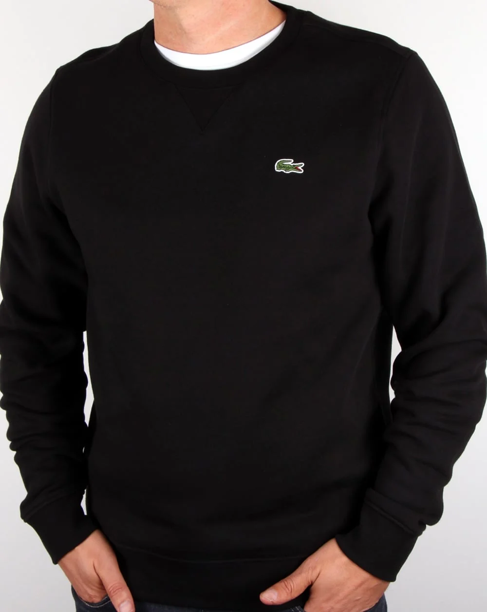 Lacoste Crew Neck Sweatshirt Black