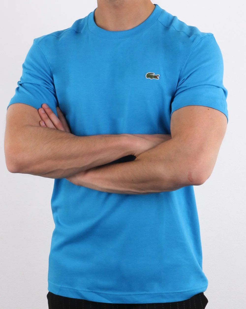 Lacoste Crew Neck T-shirt Blue - Image 3