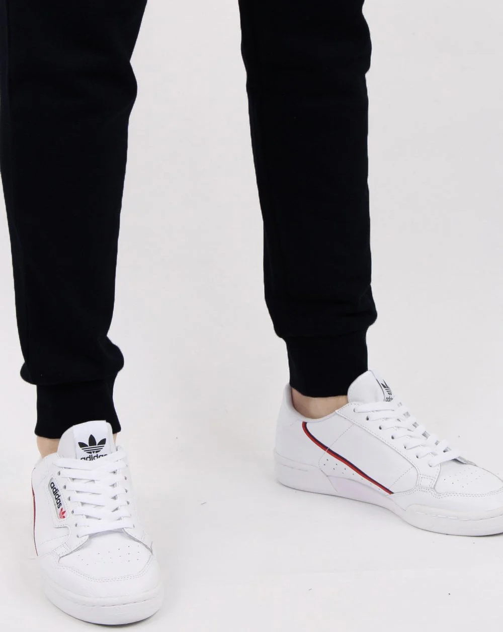 Lacoste Cuffed Slim Track Pants Black - Image 3