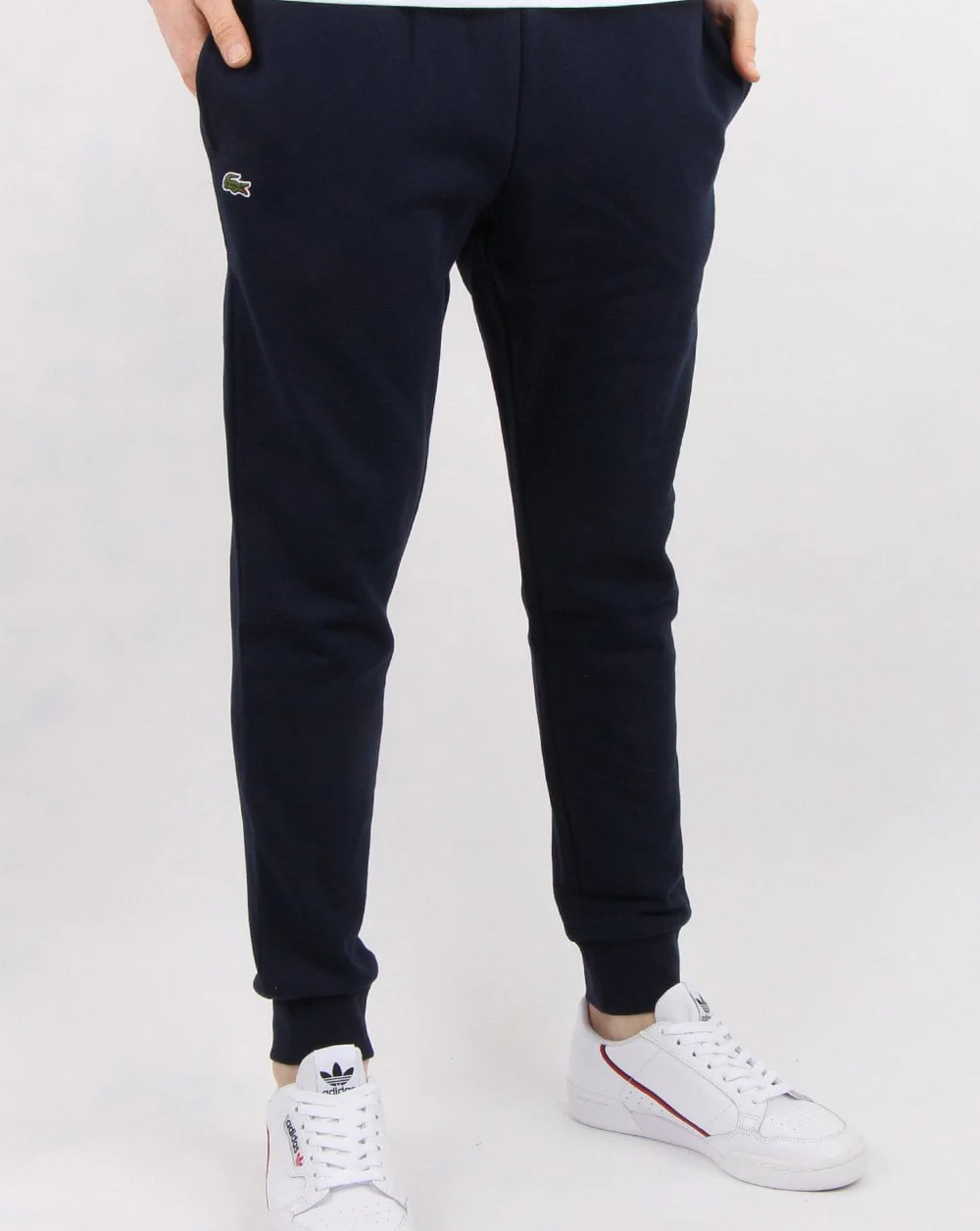 Lacoste Cuffed Slim Track Pants Navy