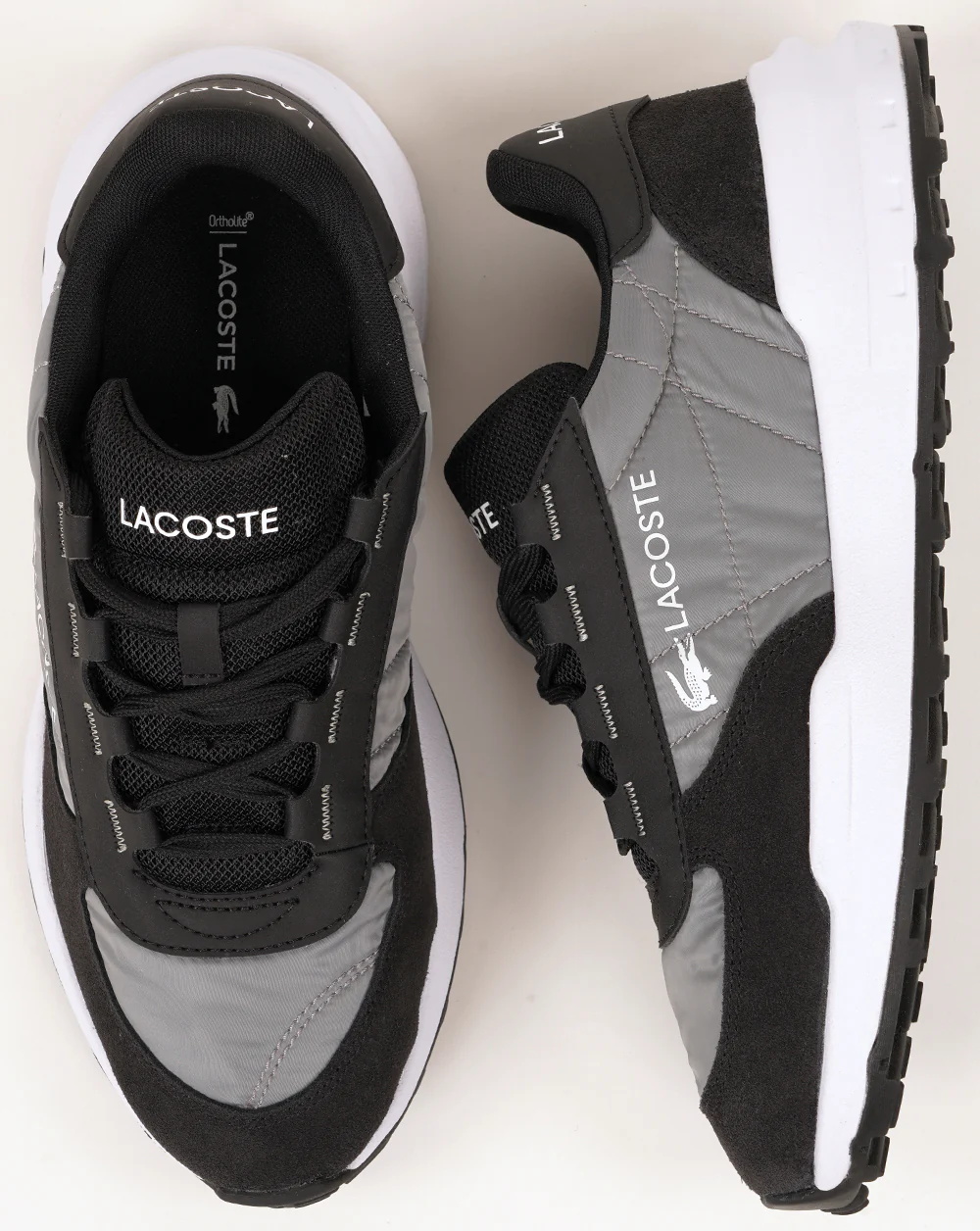 Lacoste Elite Active Evo Trainers Black/White - Image 4