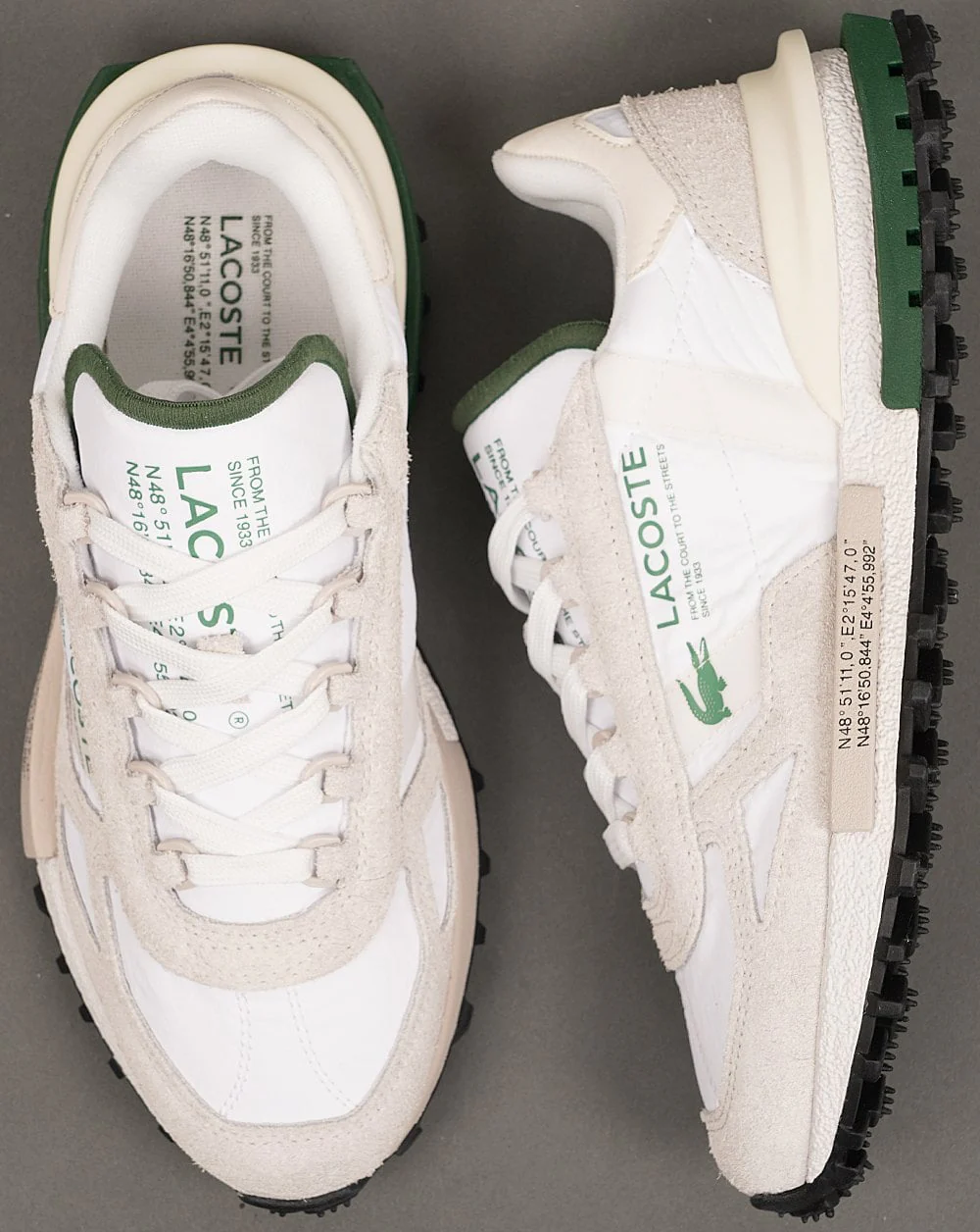 Lacoste Elite Active Trainers White - Image 2