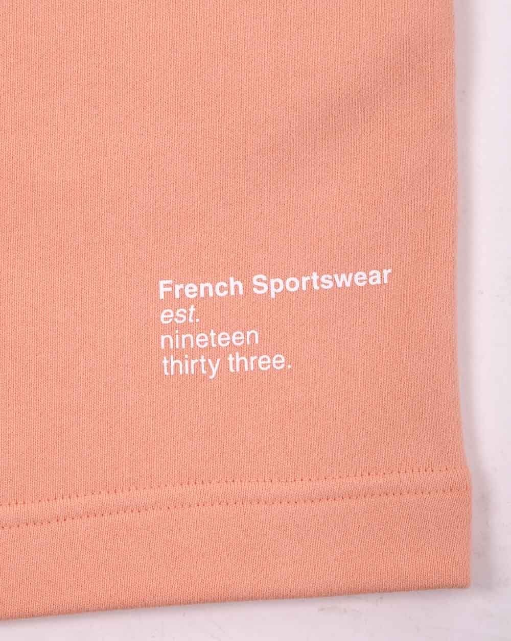 Lacoste Embroidered Fleece Shorts Peach - Image 3
