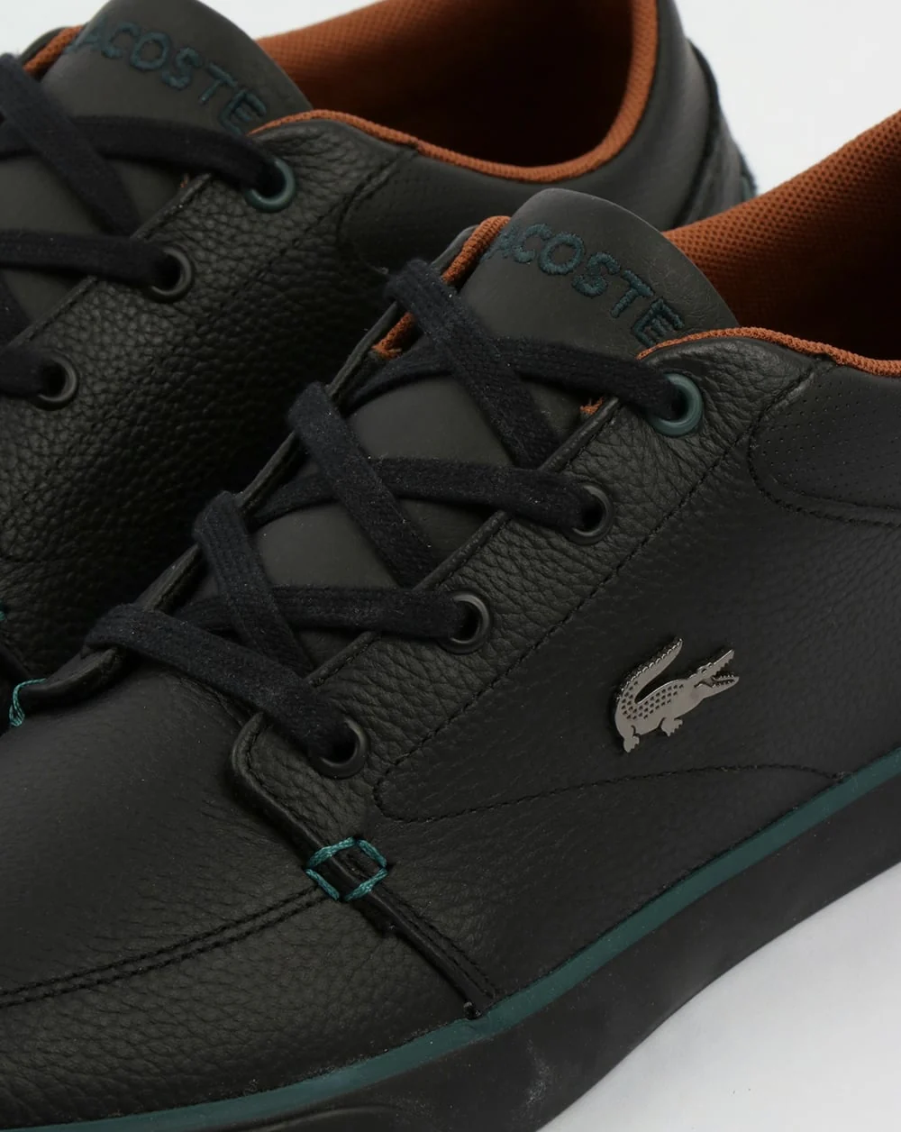Lacoste Footwear Bayliss Leather Trainers Black - Image 4