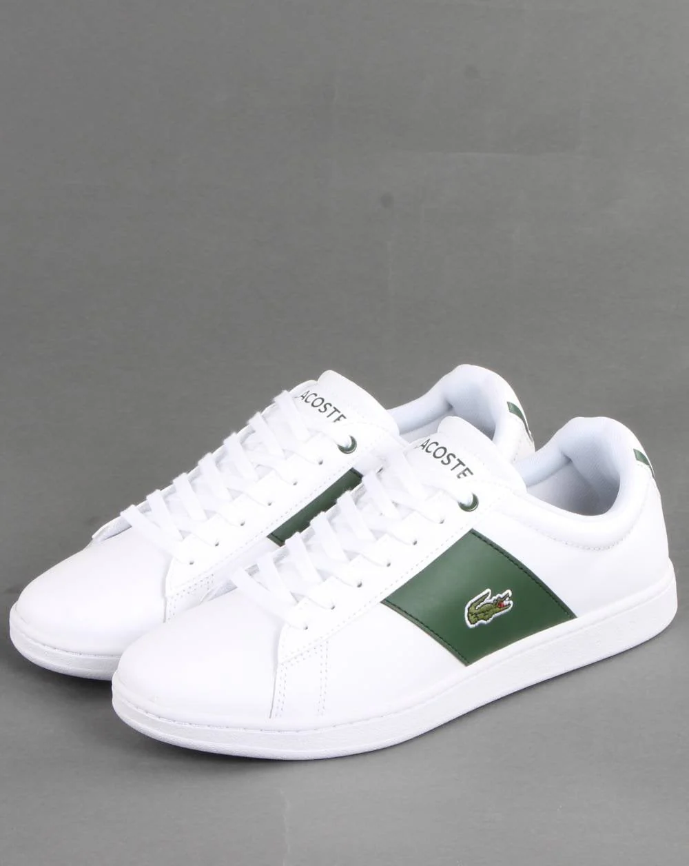 Lacoste Footwear Carnaby Trainer White/Dark Green - Image 3