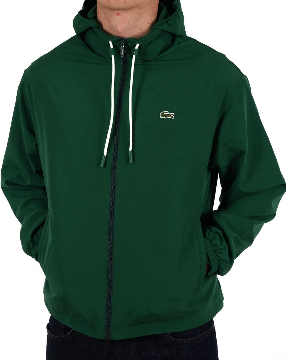 Lacoste Hooded Jacket Green - Image 3