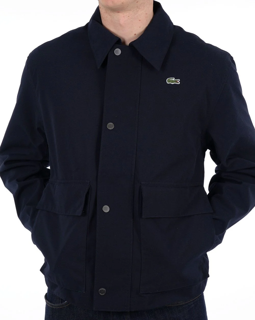 Lacoste Jacket Navy - Image 4