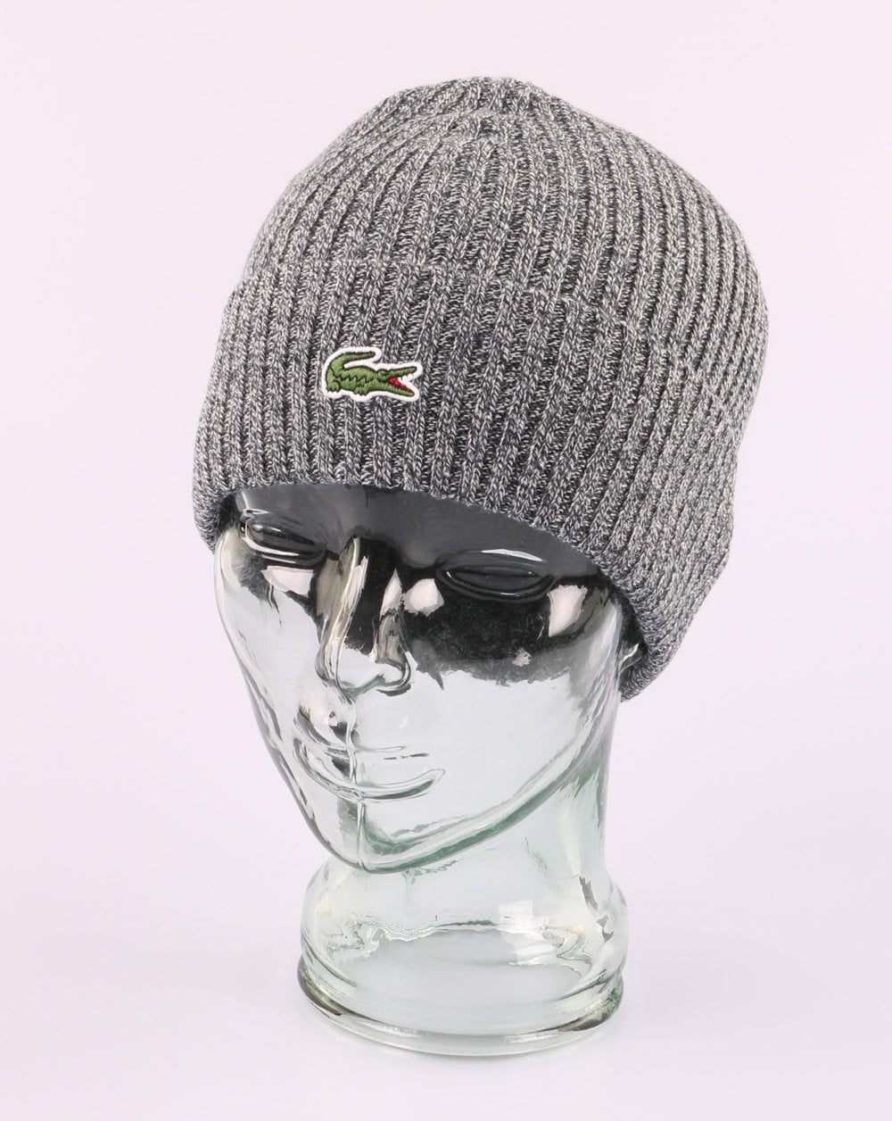 Lacoste Knitted Beanie Light Grey