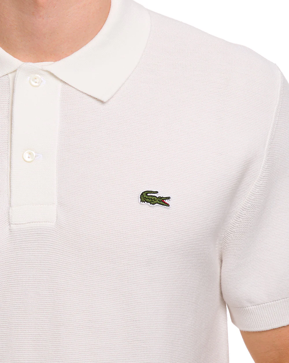 Lacoste Short Sleeve Knitted Polo - Image 3