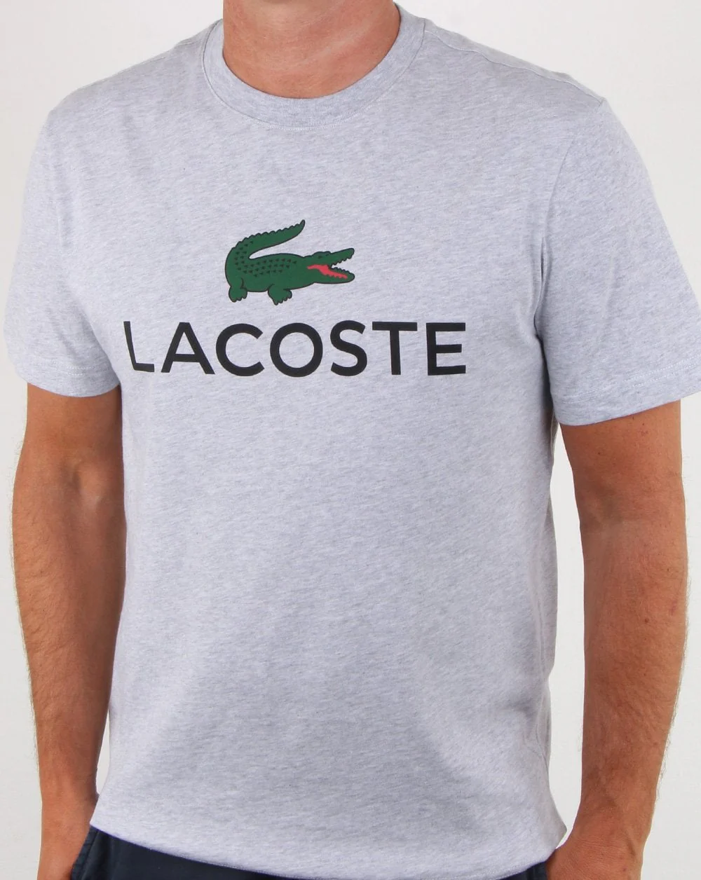 Lacoste Logo T-shirt Silver Chine