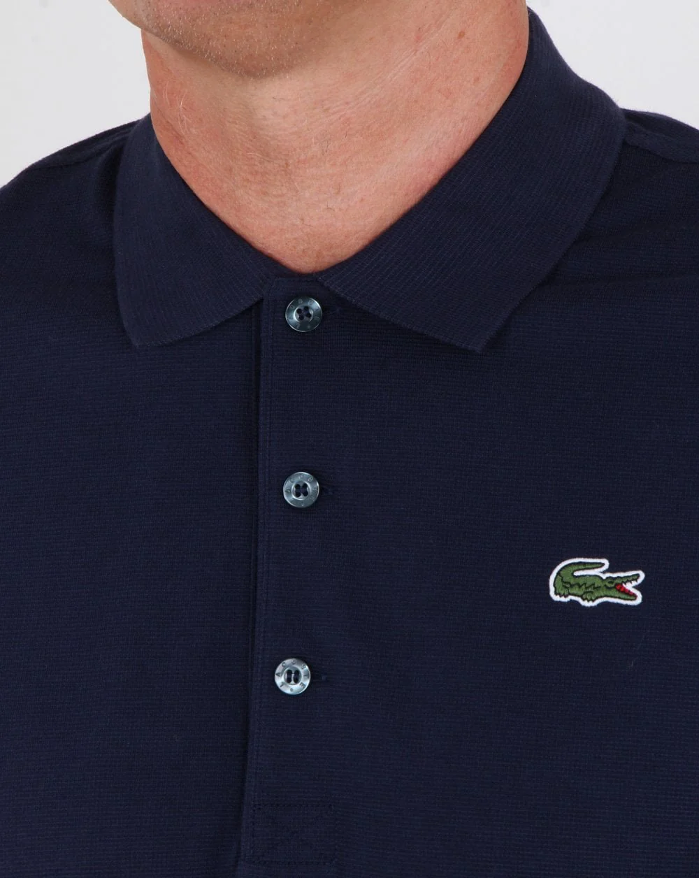 Lacoste Long Sleeve Polo Navy - Image 2