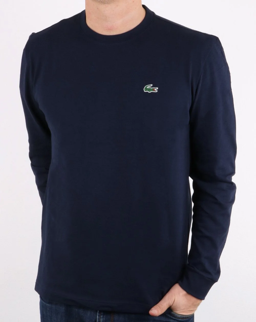 Lacoste Long Sleeve T-shirt Navy - Image 2