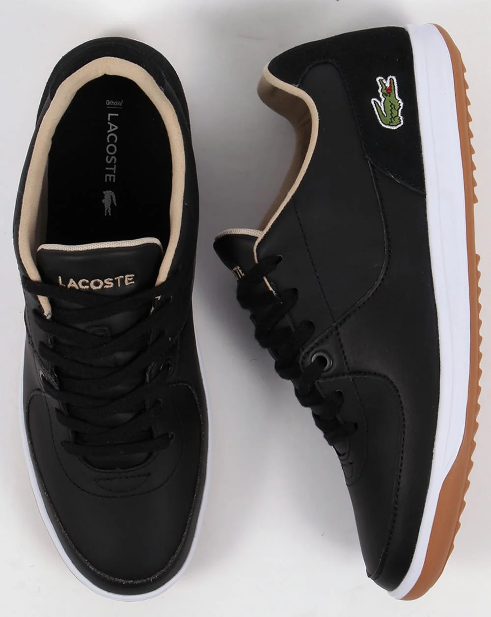 Lacoste Ls 12 Minimal Ripple Trainers Black - Image 2
