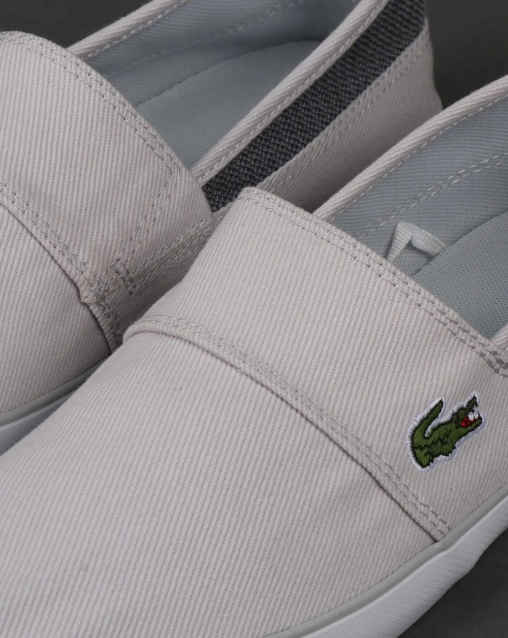Lacoste Marice Slip On Espadrille Grey/Grey - Image 3