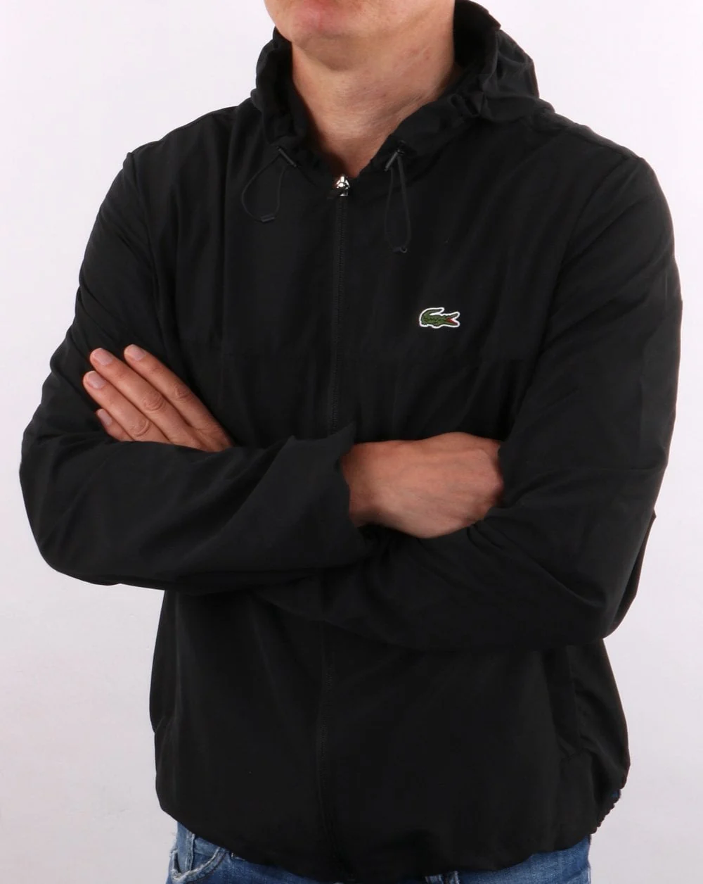 Lacoste Packable Windbreaker Black - Image 4