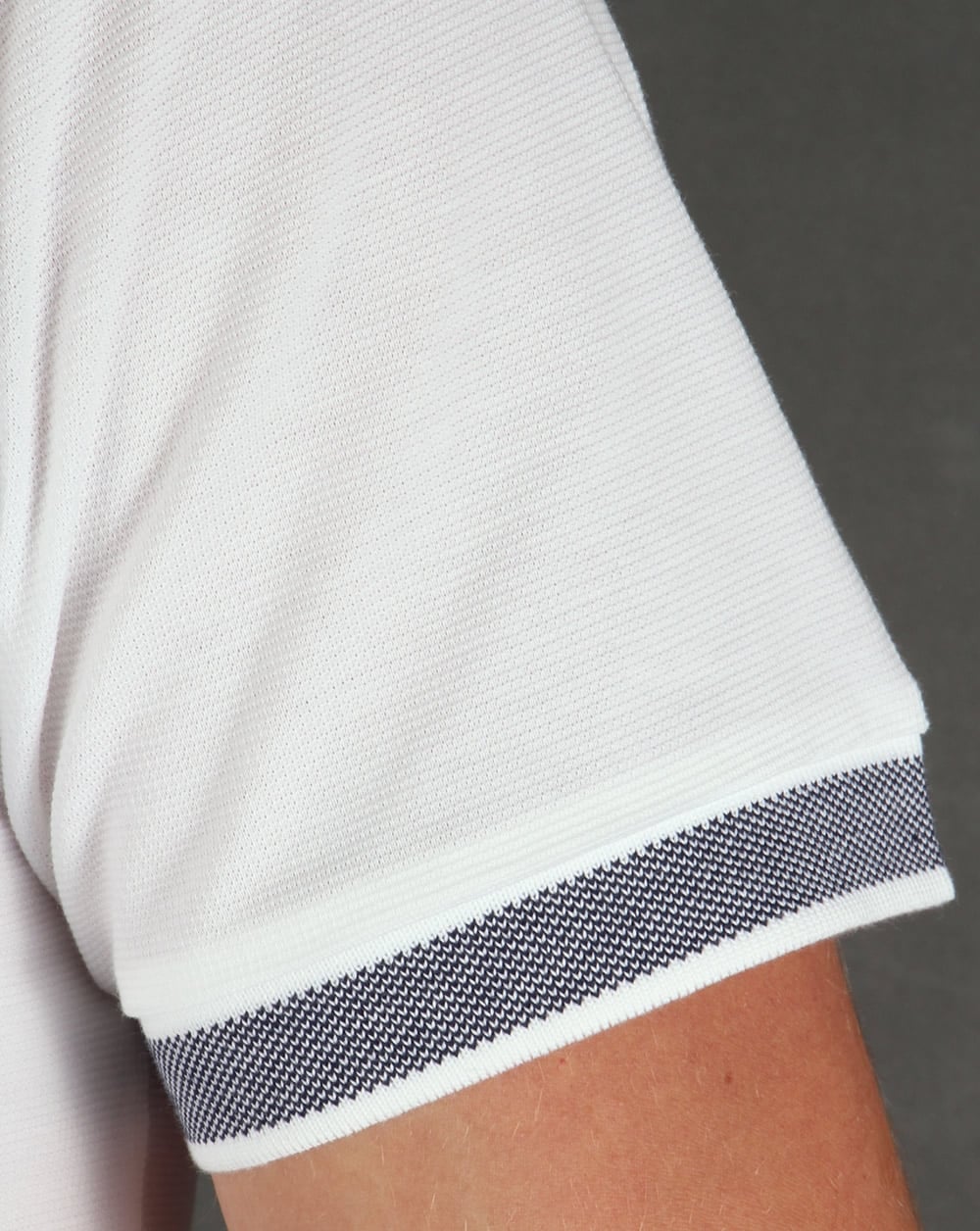 Lacoste Pocket Polo Shirt White/Navy - Image 4