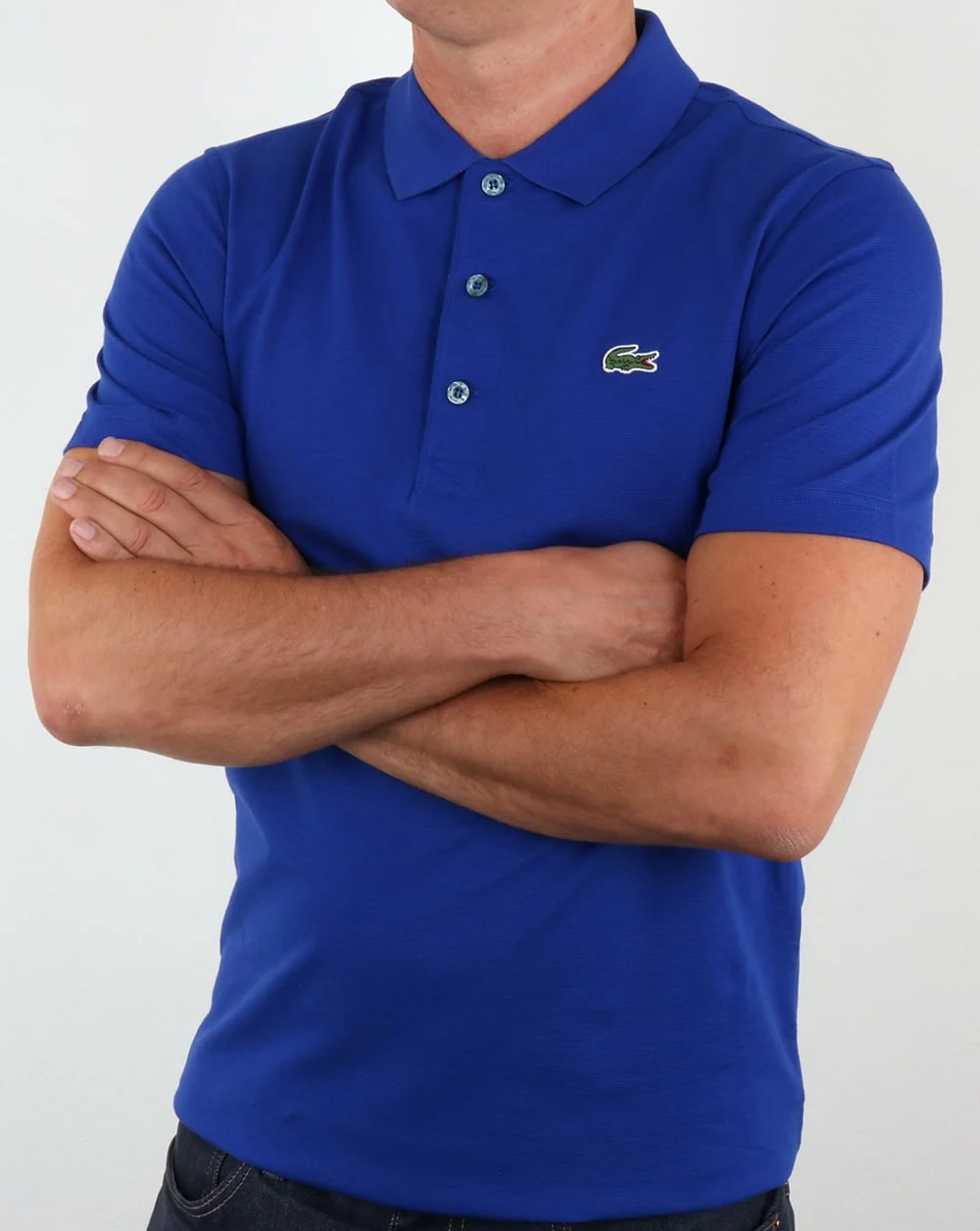 Lacoste Polo Shirt French Blue - Image 3