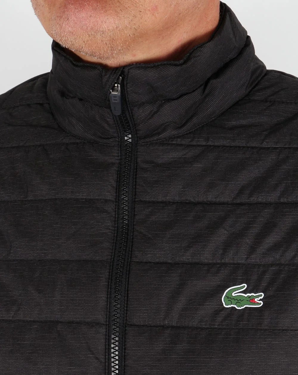 Lacoste Quilted Jacket Black - Image 2