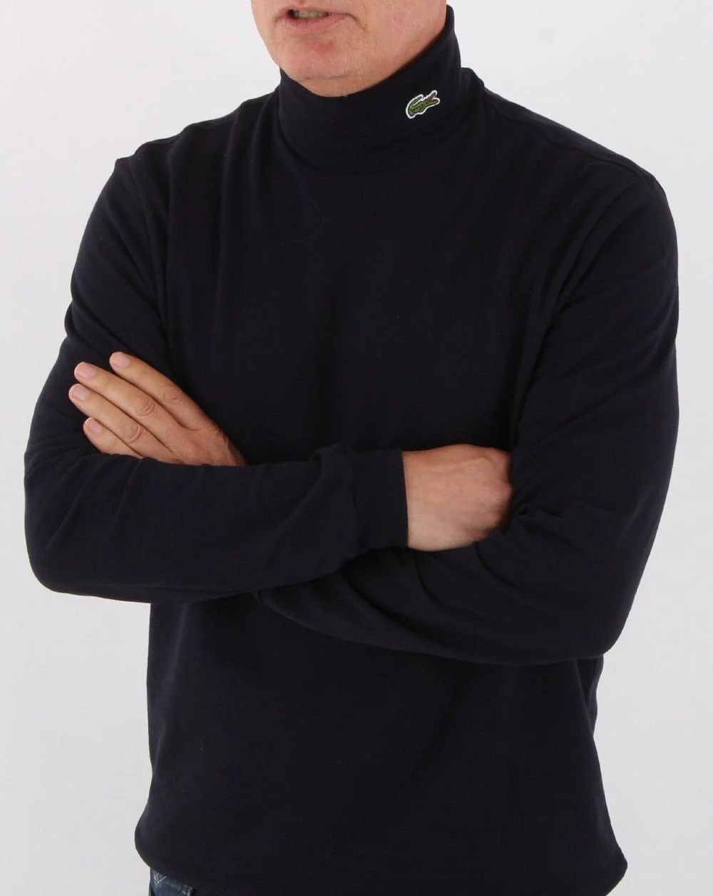 Lacoste Roll Neck Navy - Image 2