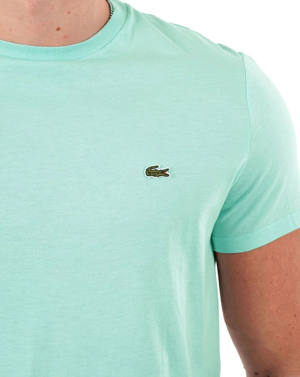 Lacoste T Shirt Pastel Mint - Image 2