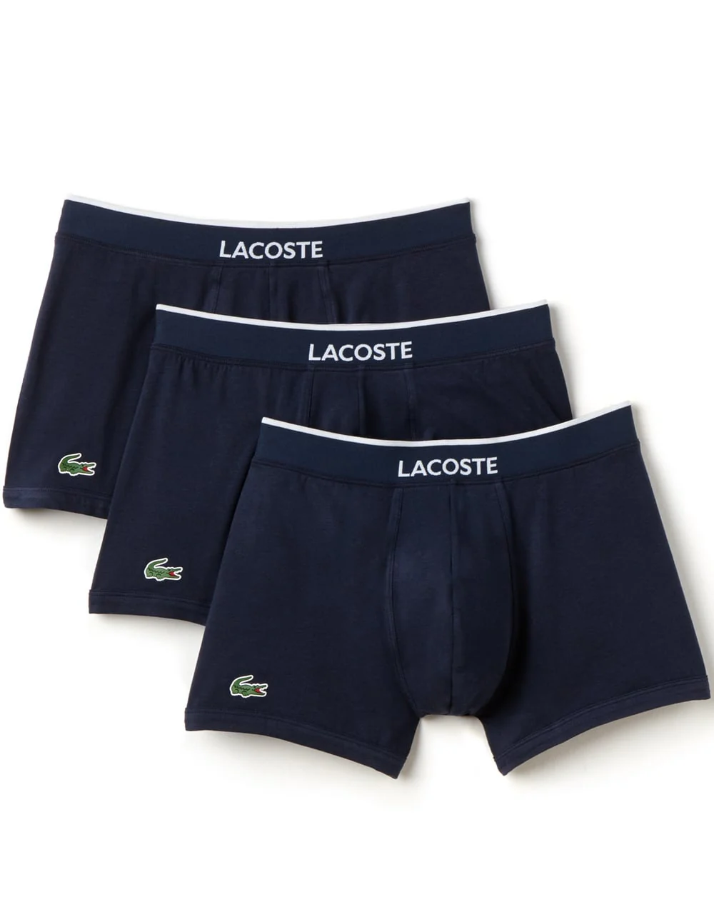 Lacoste Triple Pack Boxer Shorts Navy - Image 2