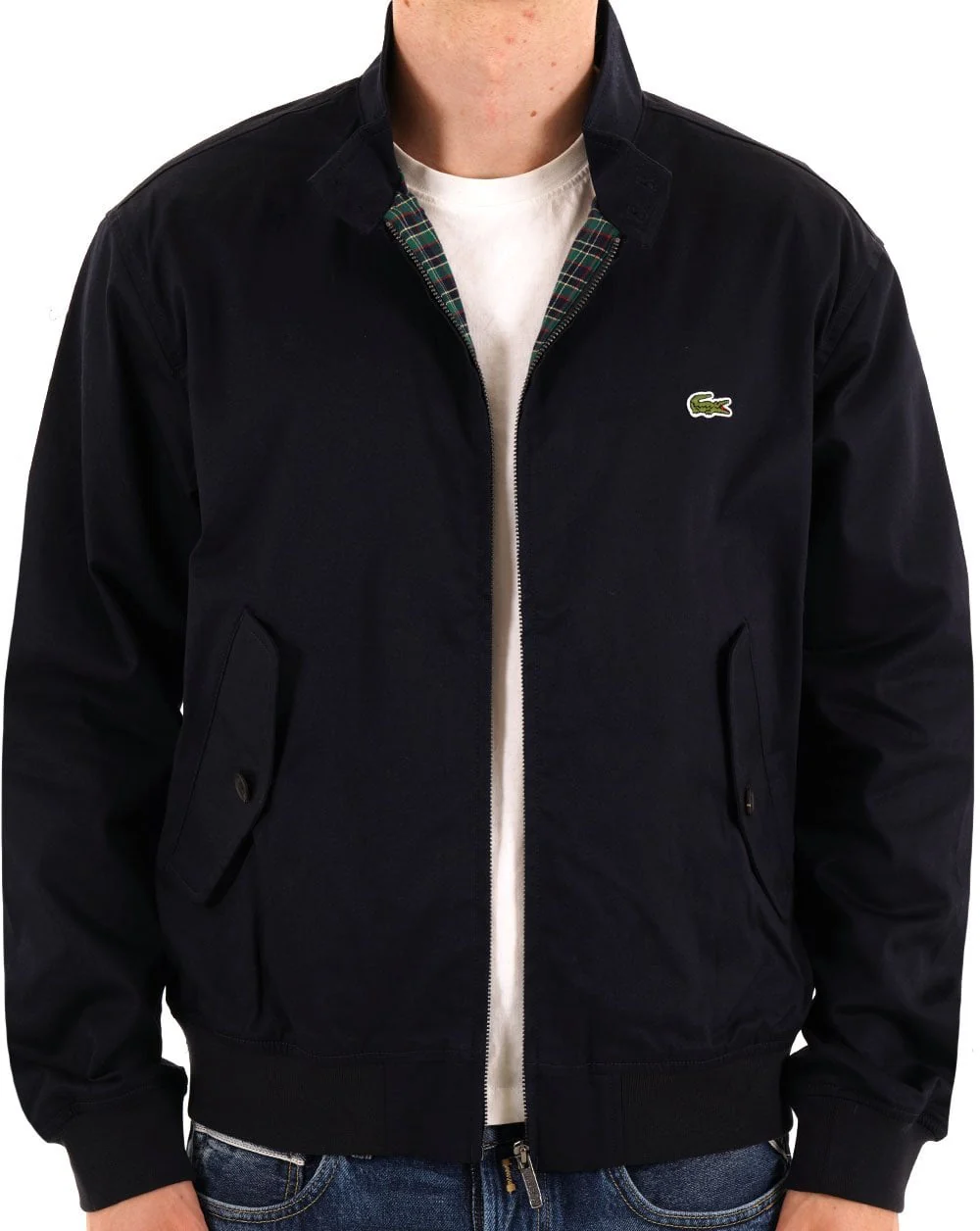 Lacoste Water Repellent Twill Harrington Navy - Image 5