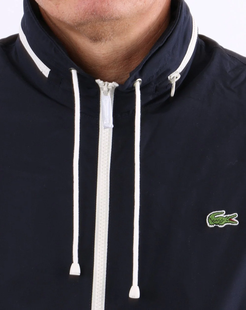 Lacoste Water Resistant Windbreaker Navy - Image 2