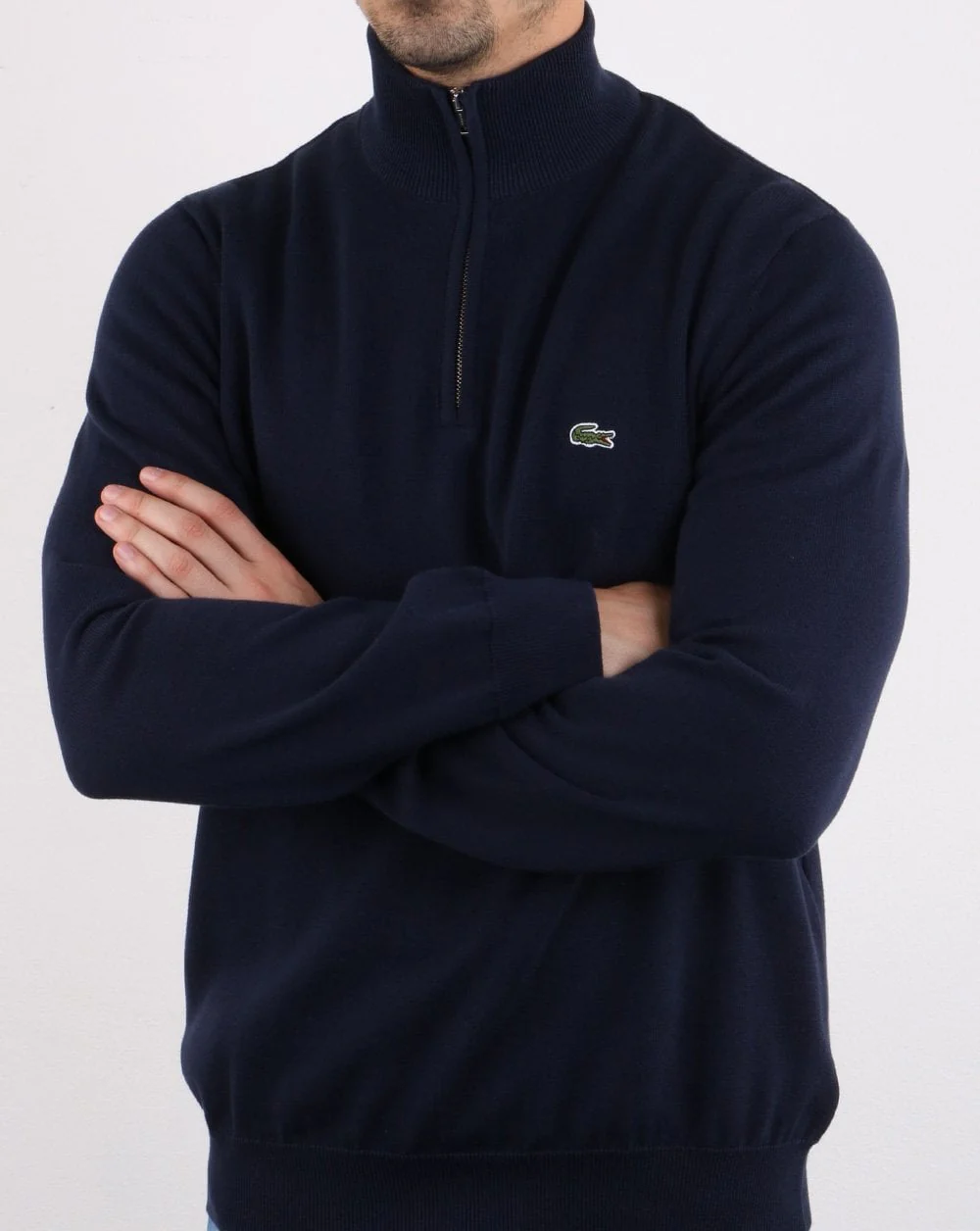 Lacoste Zip Jumper Navy - Image 3