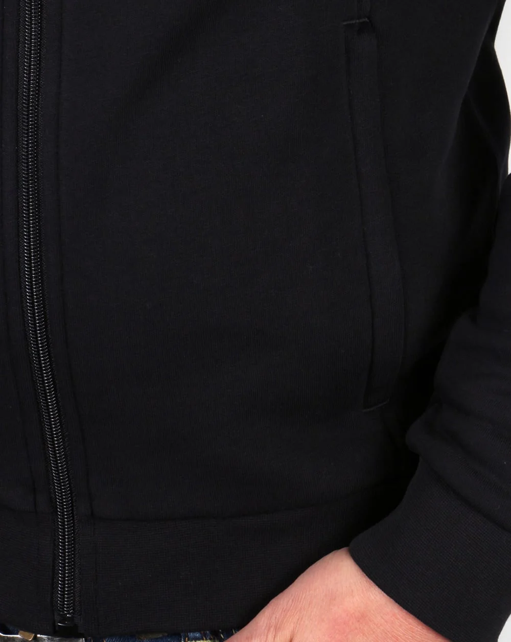 Lacoste Zip Up Track Top Black - Image 4