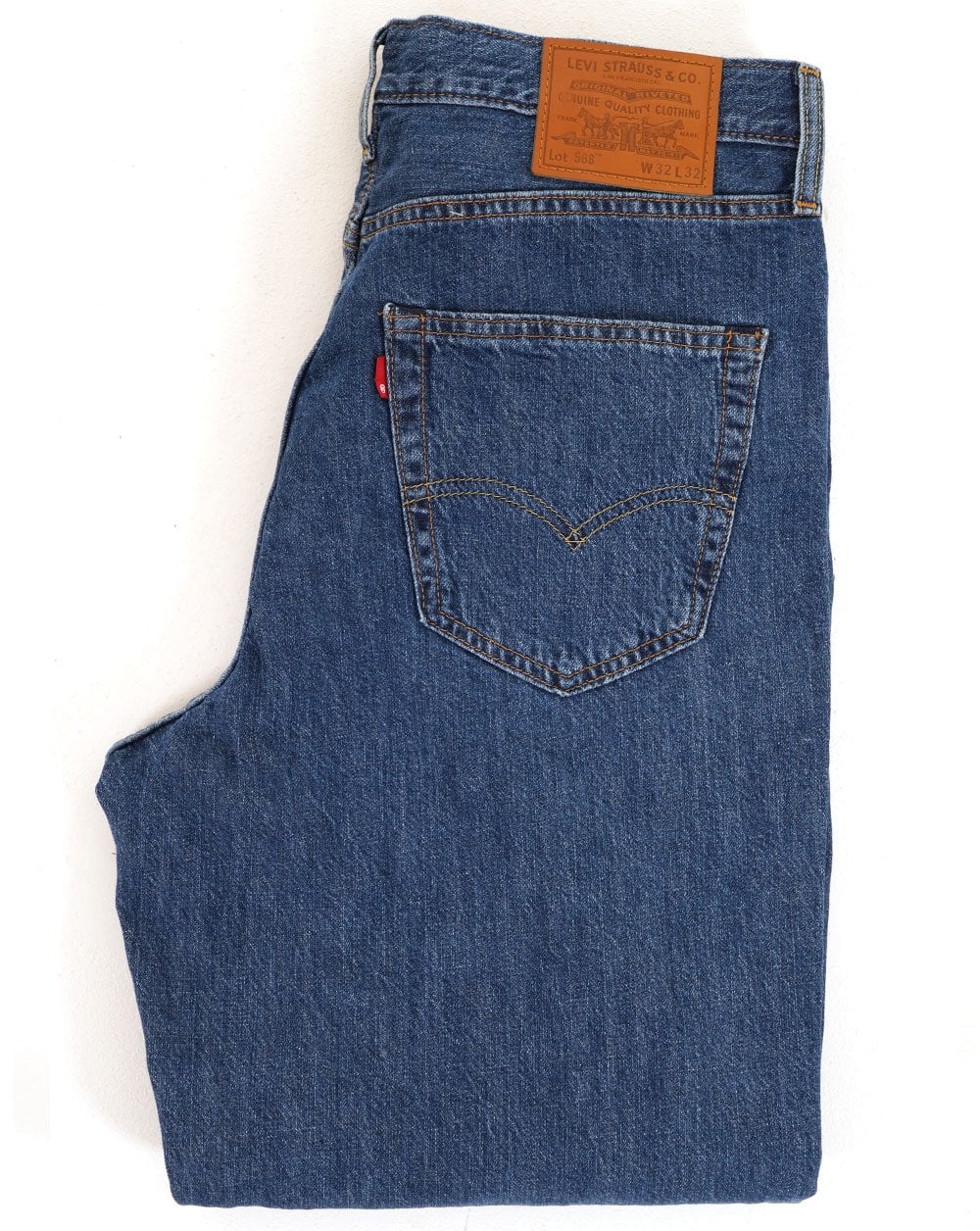 Levi's 568 Loose Straight Fit Lightweight Jeans Medium Indigo