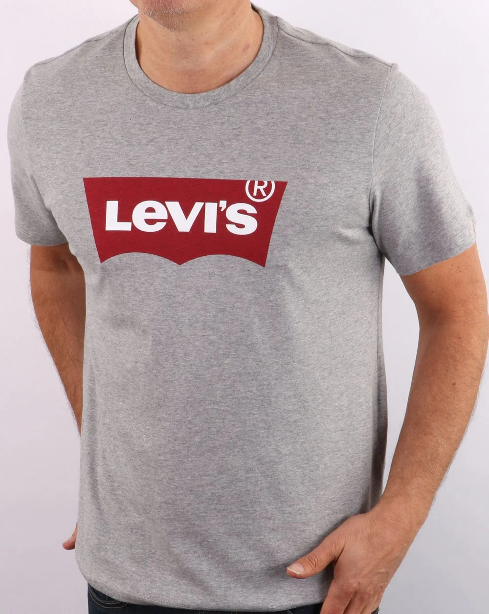 Levi's Graphic Tee Heather Grey - Image 3
