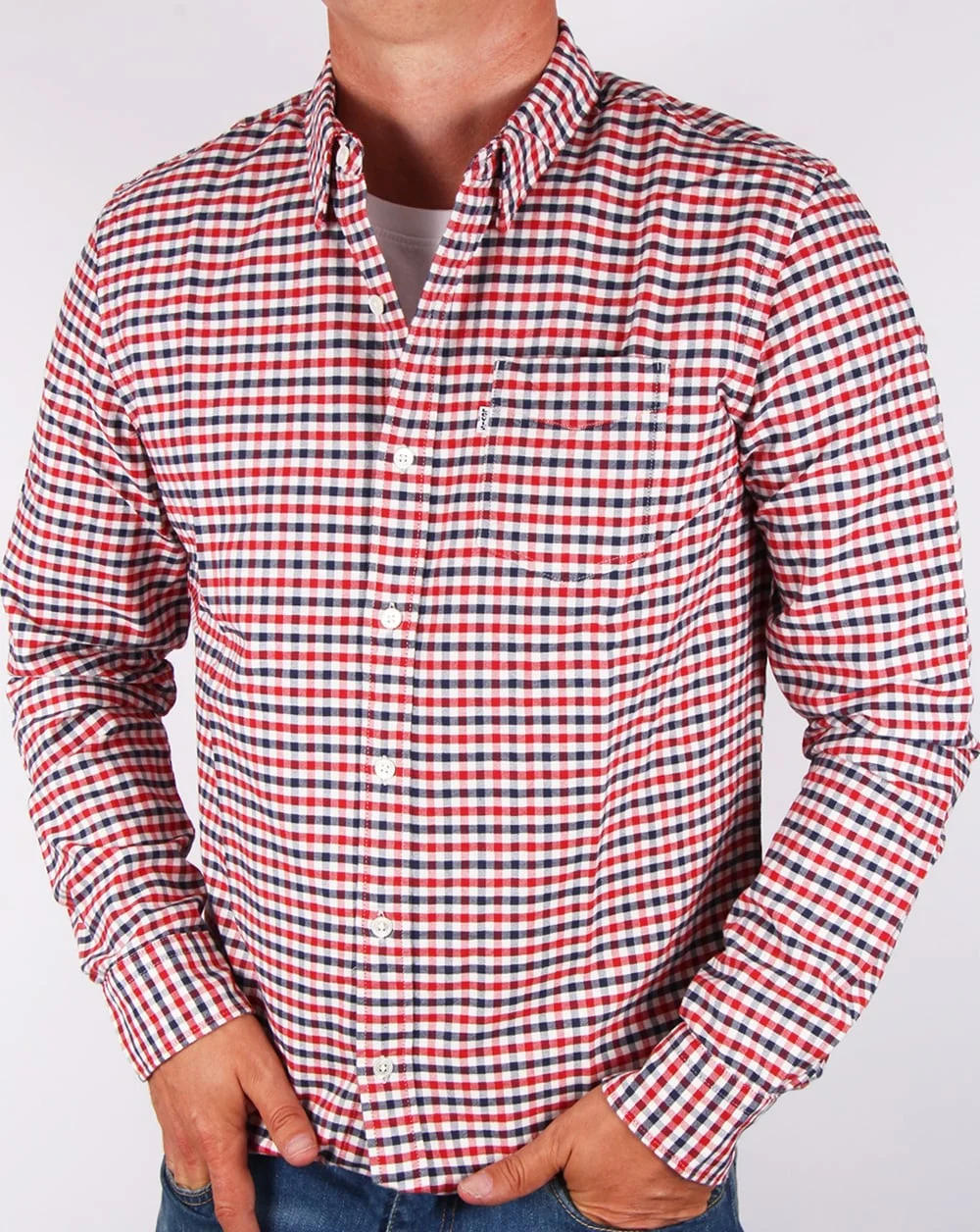Levis Sunset One Pocket Shirt Cherry Bomb - Image 3