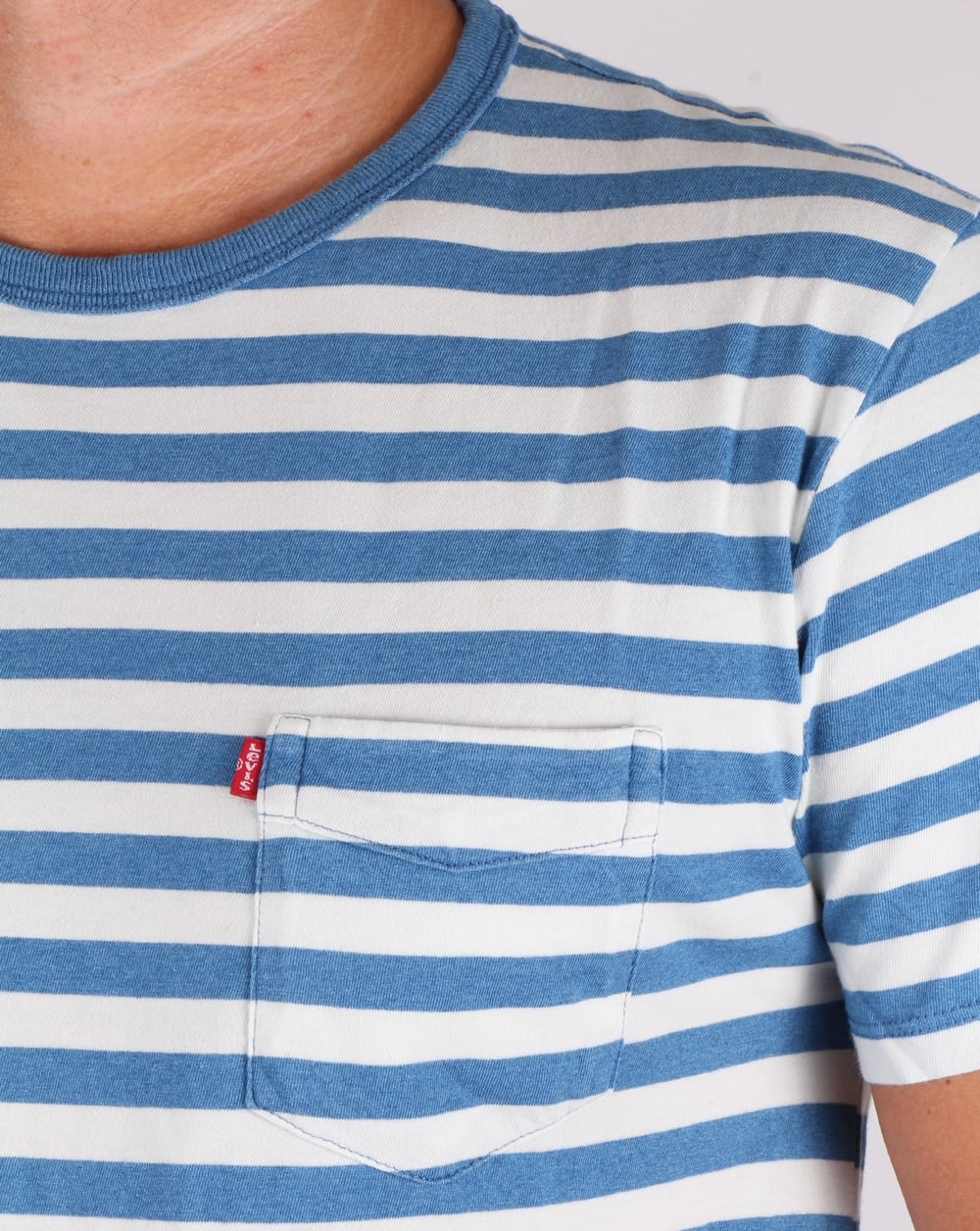 Levis Sunset Pocket T-shirt Faded Indigo - Image 2