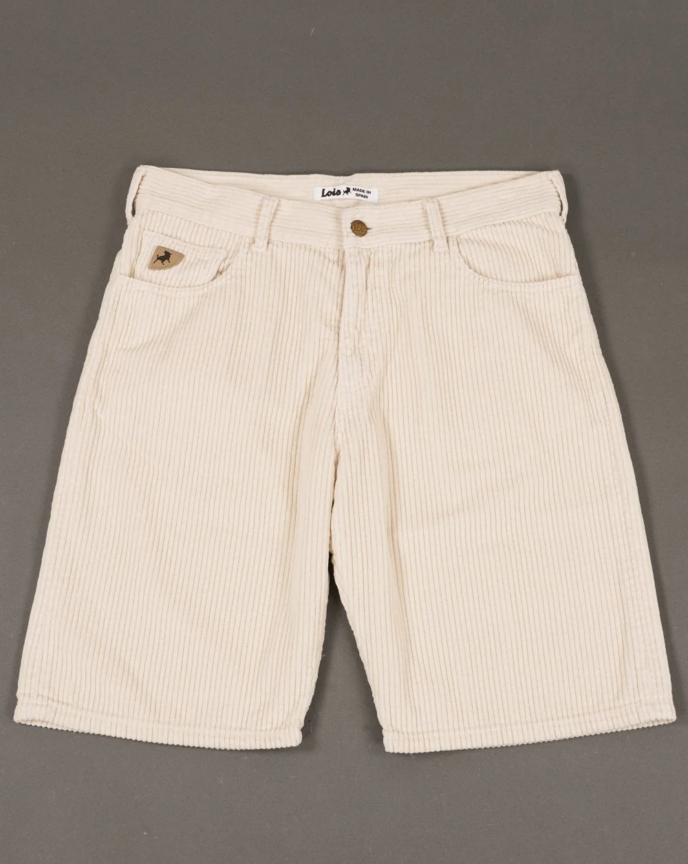 Lois Pepe Jumbo Cord Shorts Cream
