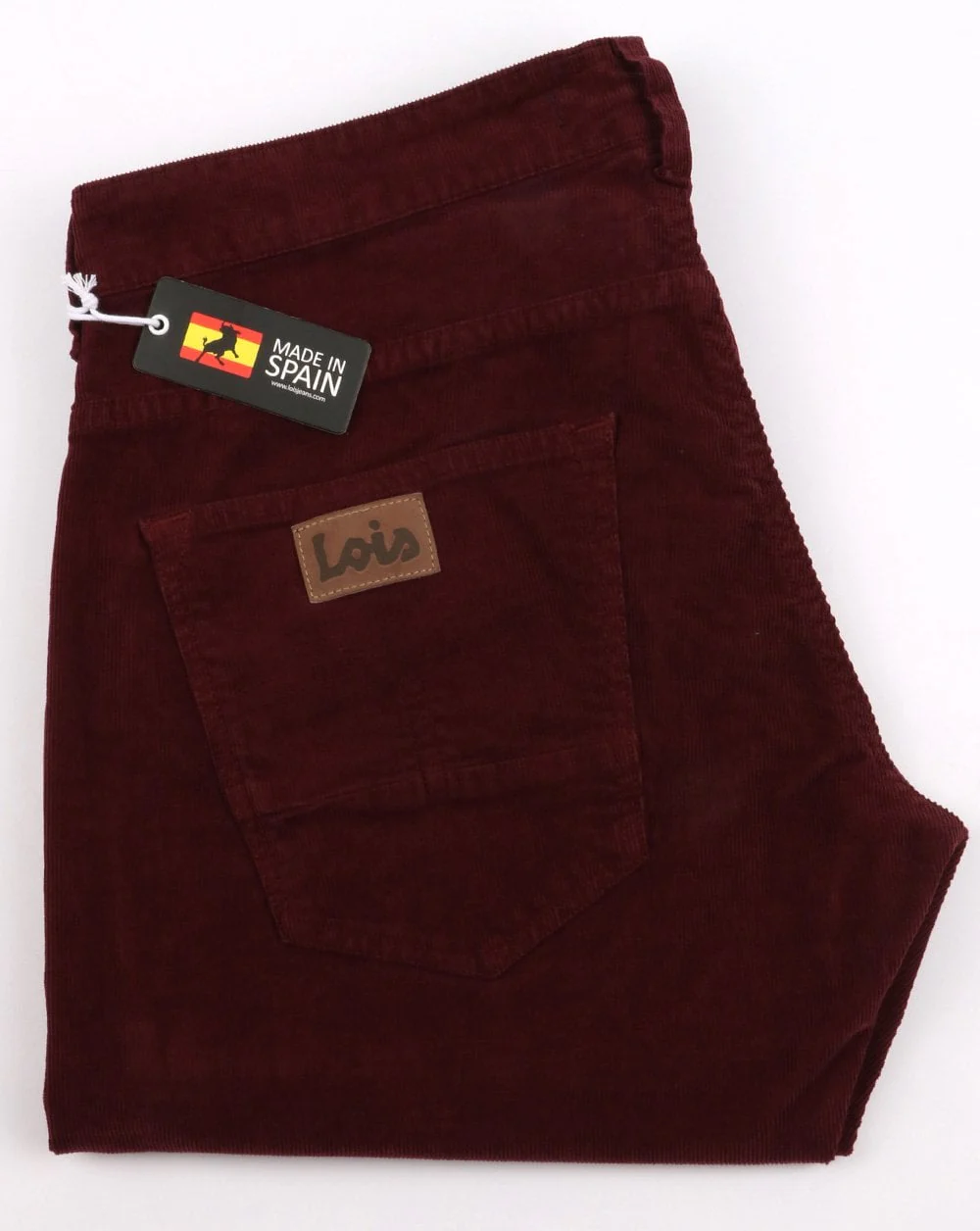Lois Sierra Needle Cords Burgundy