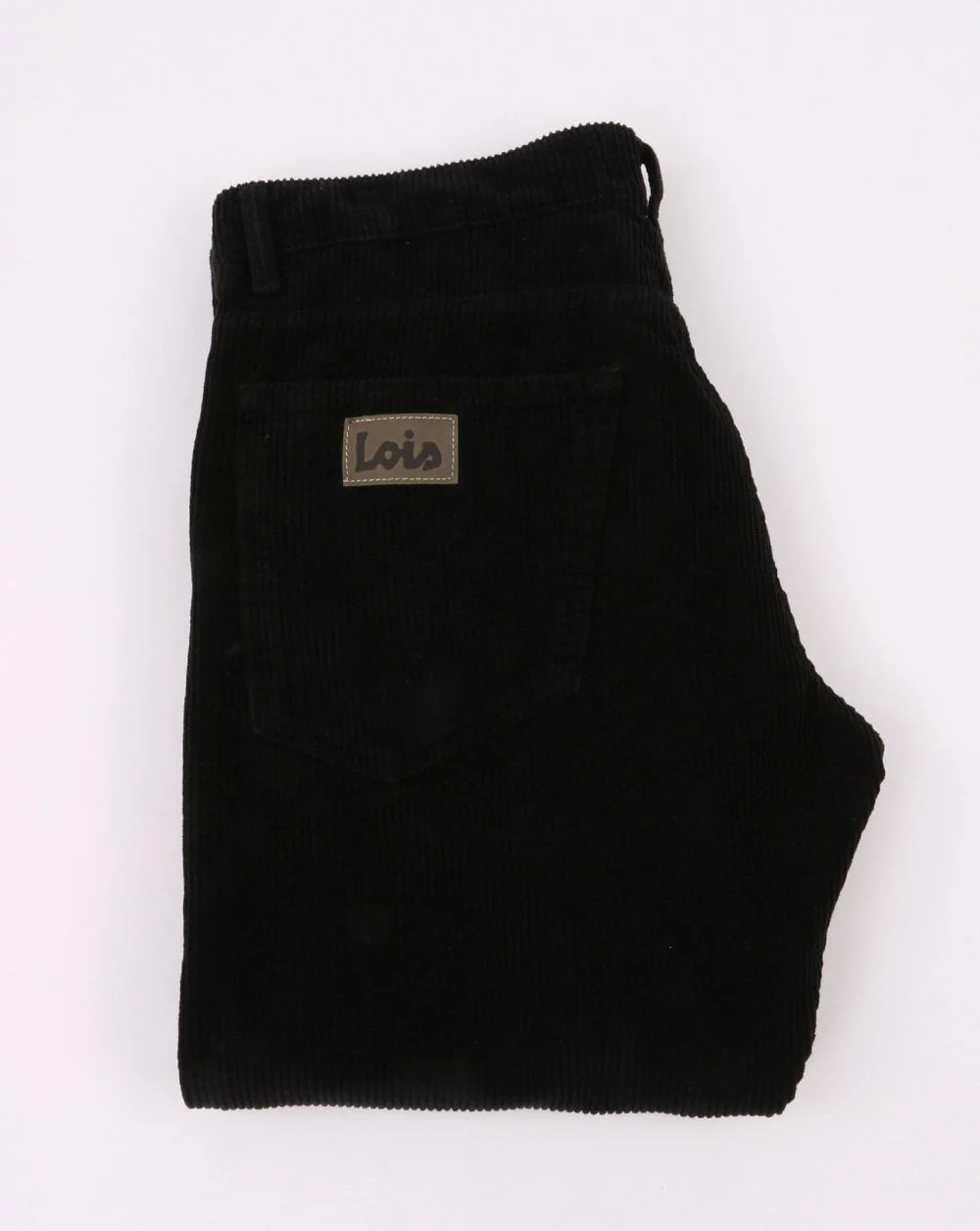 Lois Straight Leg mid jumbo Cords Black - Image 2