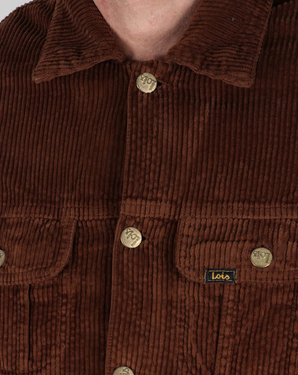 Lois Tejana Jumbo Cord Jacket Brown - Image 4
