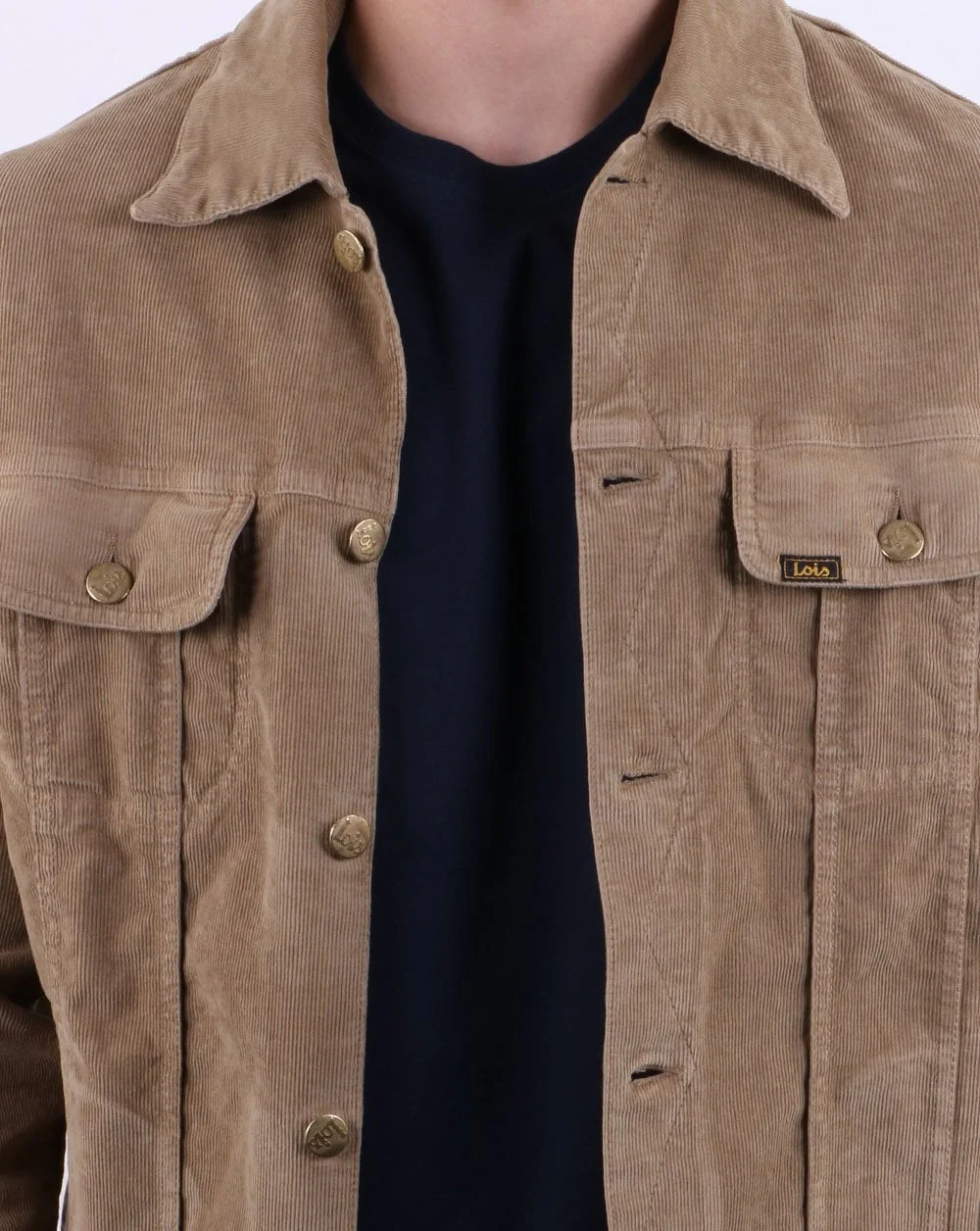 Lois Tejana Needle Cord Jacket Dark Sand - Image 5