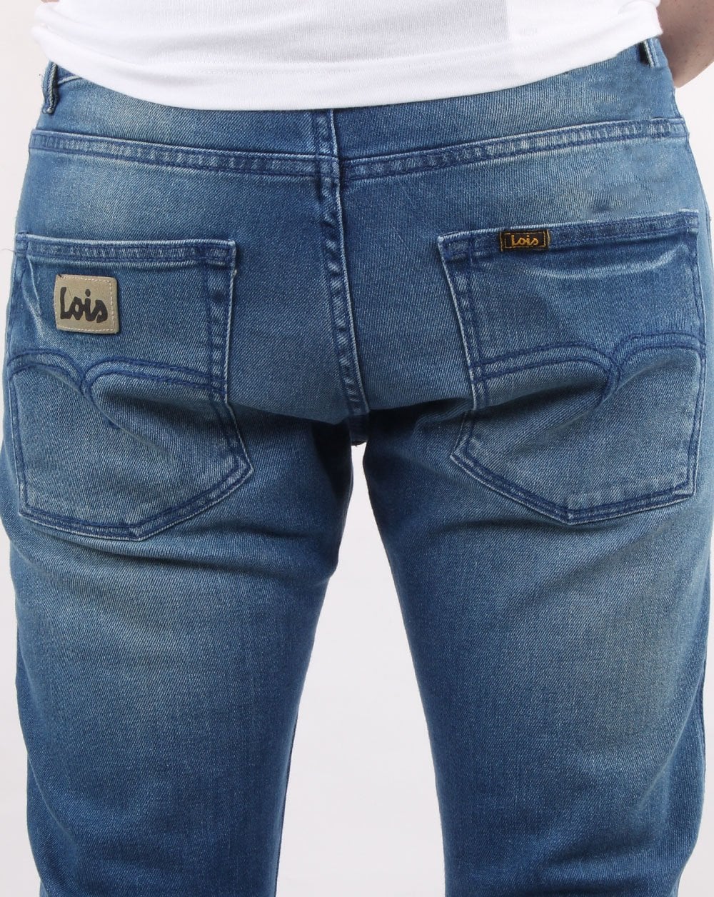 Lois Terrace Regular Taper Jeans Caden - mid Wash - Image 4