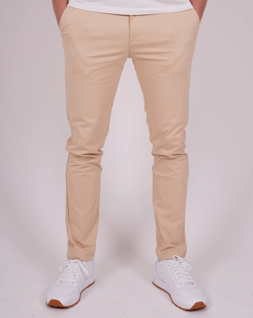 Luke Alpa Chino Trousers Stone - Image 2