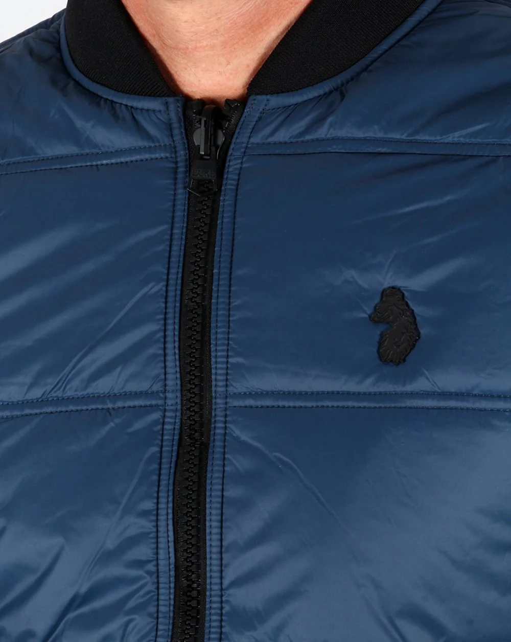 Luke Liner Quilted Jacket Navy - Image 3