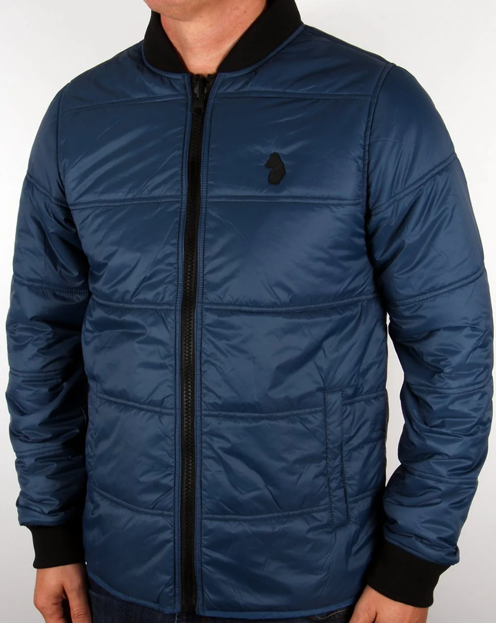 Luke Liner Quilted Jacket Navy - Image 4