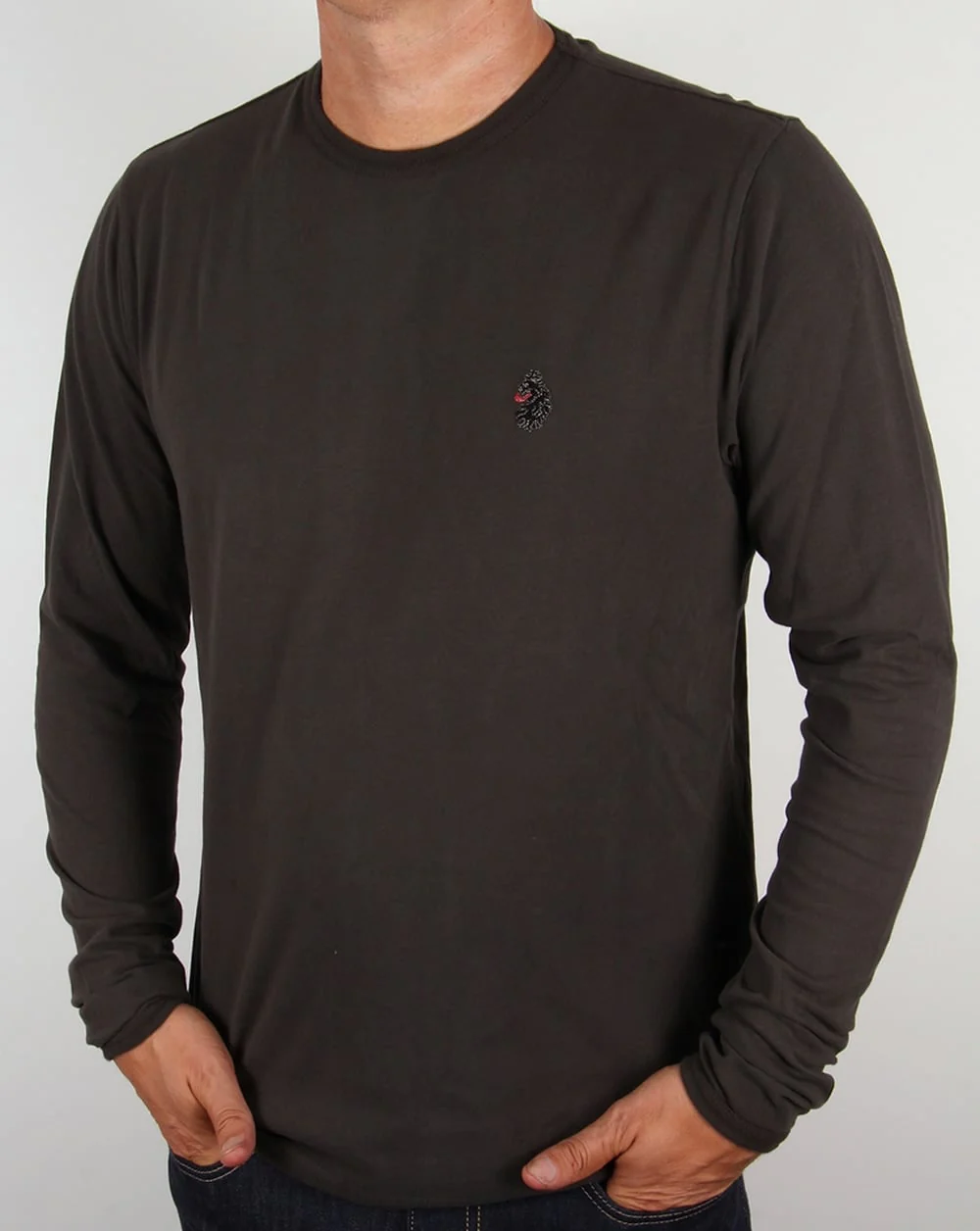 Luke Long Sleeve T-shirt Charcoal