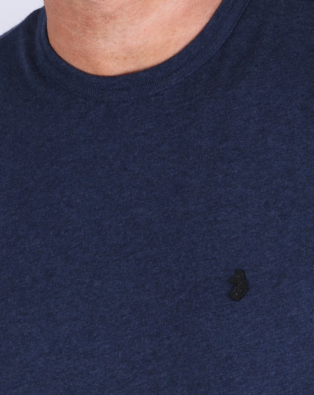 Luke New Charmer Slim Fit T-shirt Navy Marl - Image 2