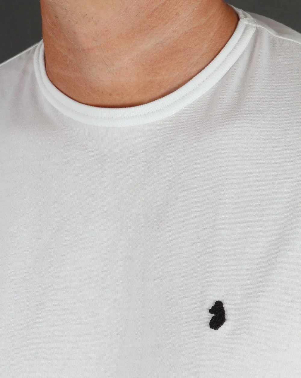 Luke New Charmer Slim Fit T-shirt White - Image 2