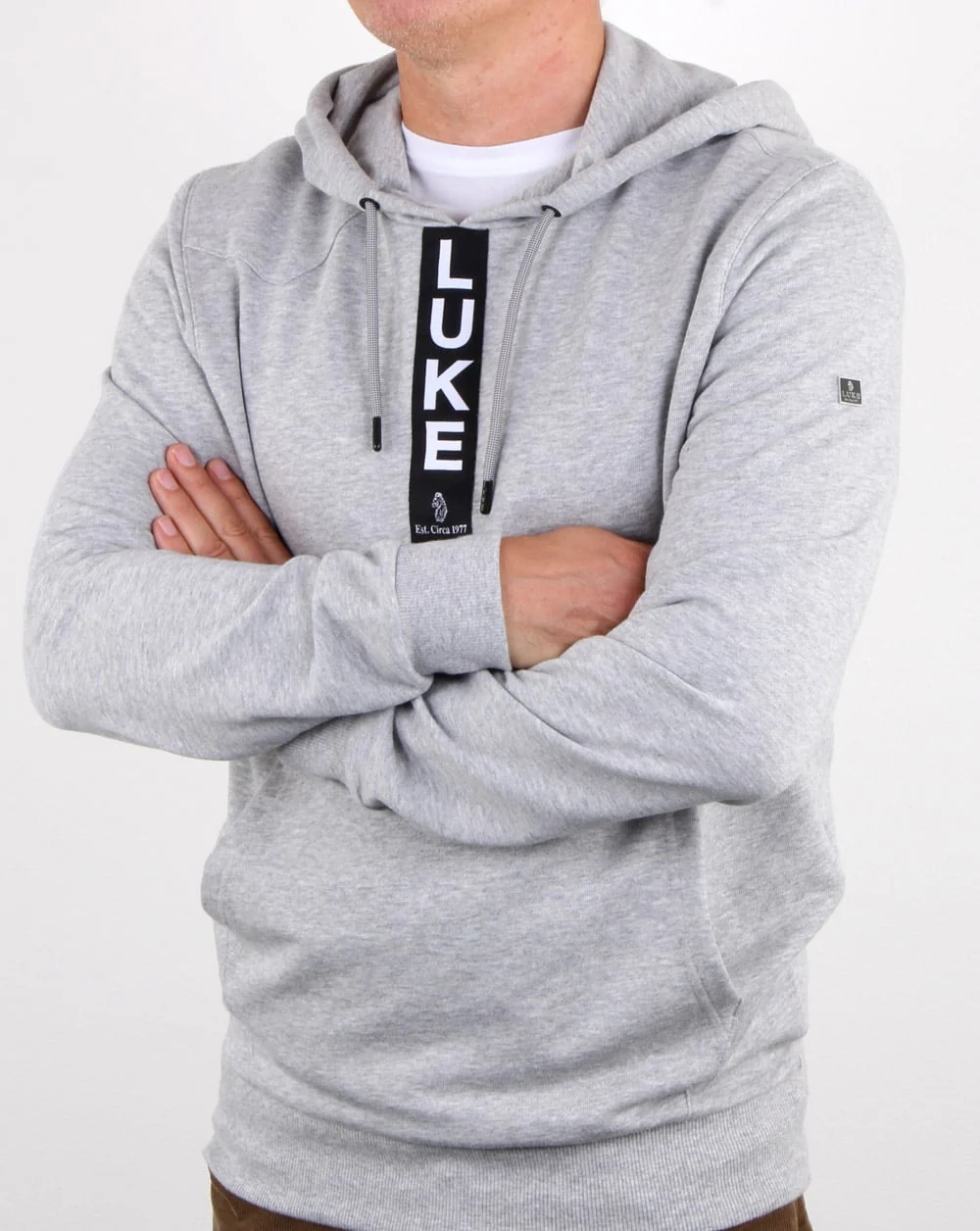 Luke Old Well Hoody Light Grey - Image 4