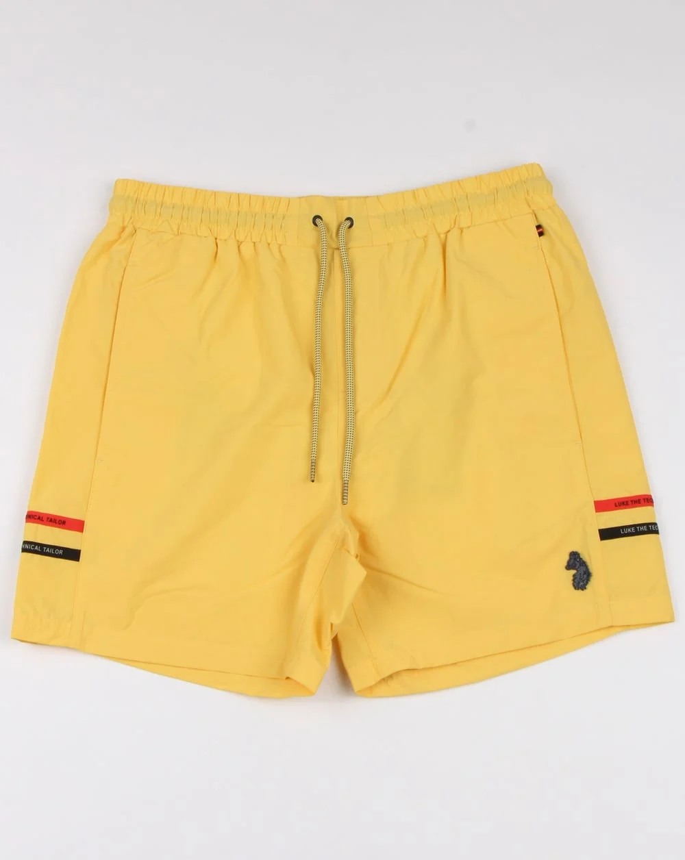 Luke Ragy Thigh Length Swim Shorts Lemon