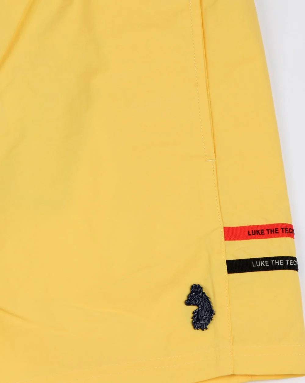 Luke Ragy Thigh Length Swim Shorts Lemon - Image 2